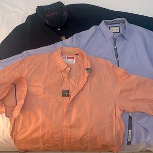 Robert Graham Long Sleeve Casual Button Down Shirts (3) All XXL